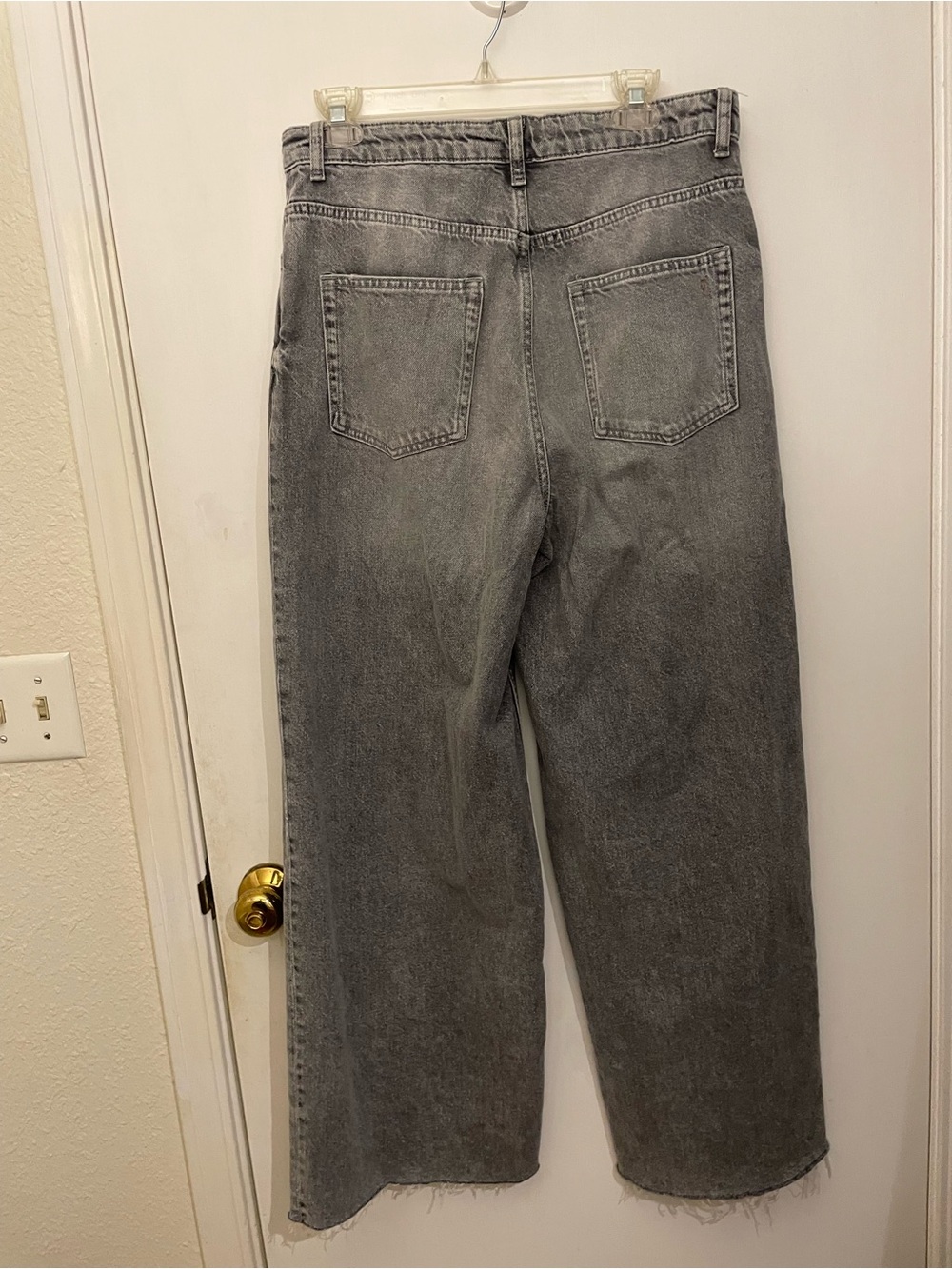 Pilcro Gray Wide-leg Jeans - Picture 5 of 6